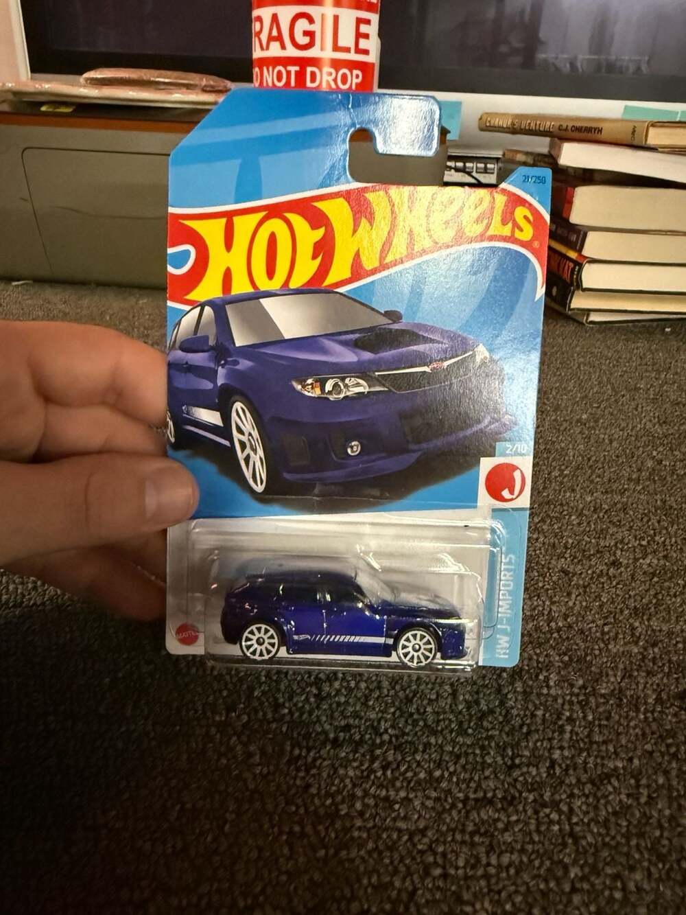 Hot Wheels Subaru WRX STI HW J-Imports Blue Diecast